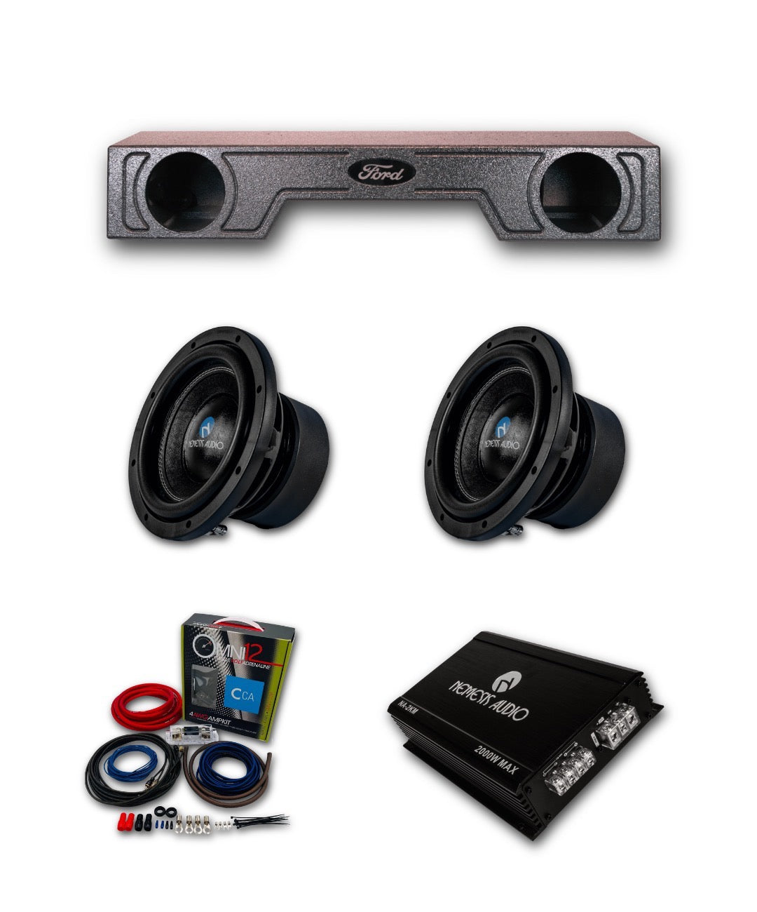 ア:エヌ:マクア　B　50050 2002-2008 Ford F-150 2x8 Nemesis Bass Package – Super Car Audio