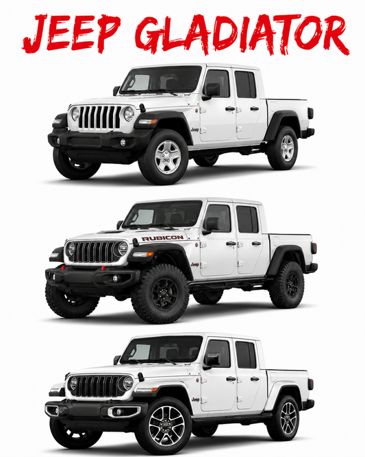 2020-2026 Jeep Gladiator fitment guide for Nemesis Audio 2x8 bass package and Gladiator subwoofer upgrade