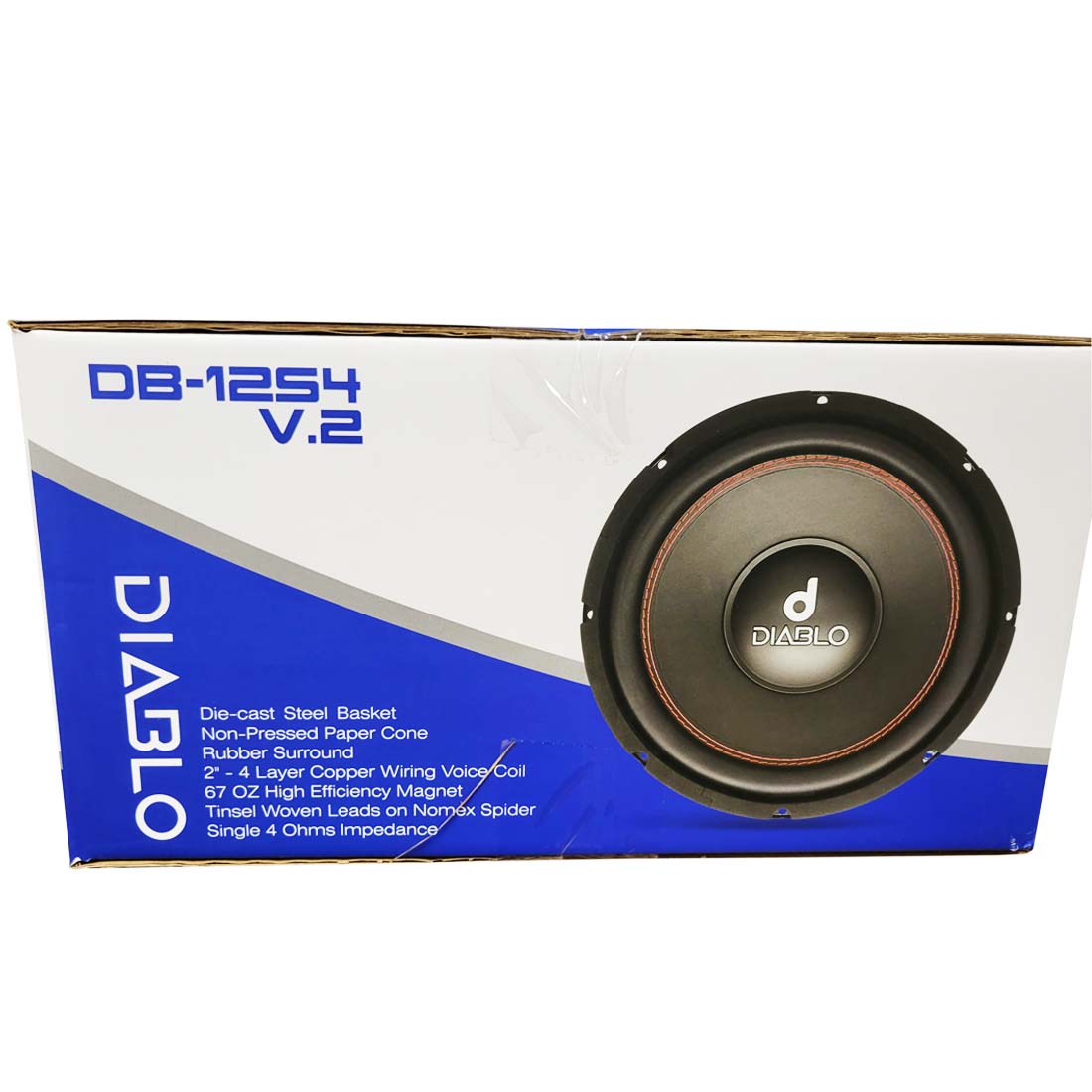 Diablo DB-12S4 V2 12-inch 700W RMS single 4-ohm SVC subwoofer