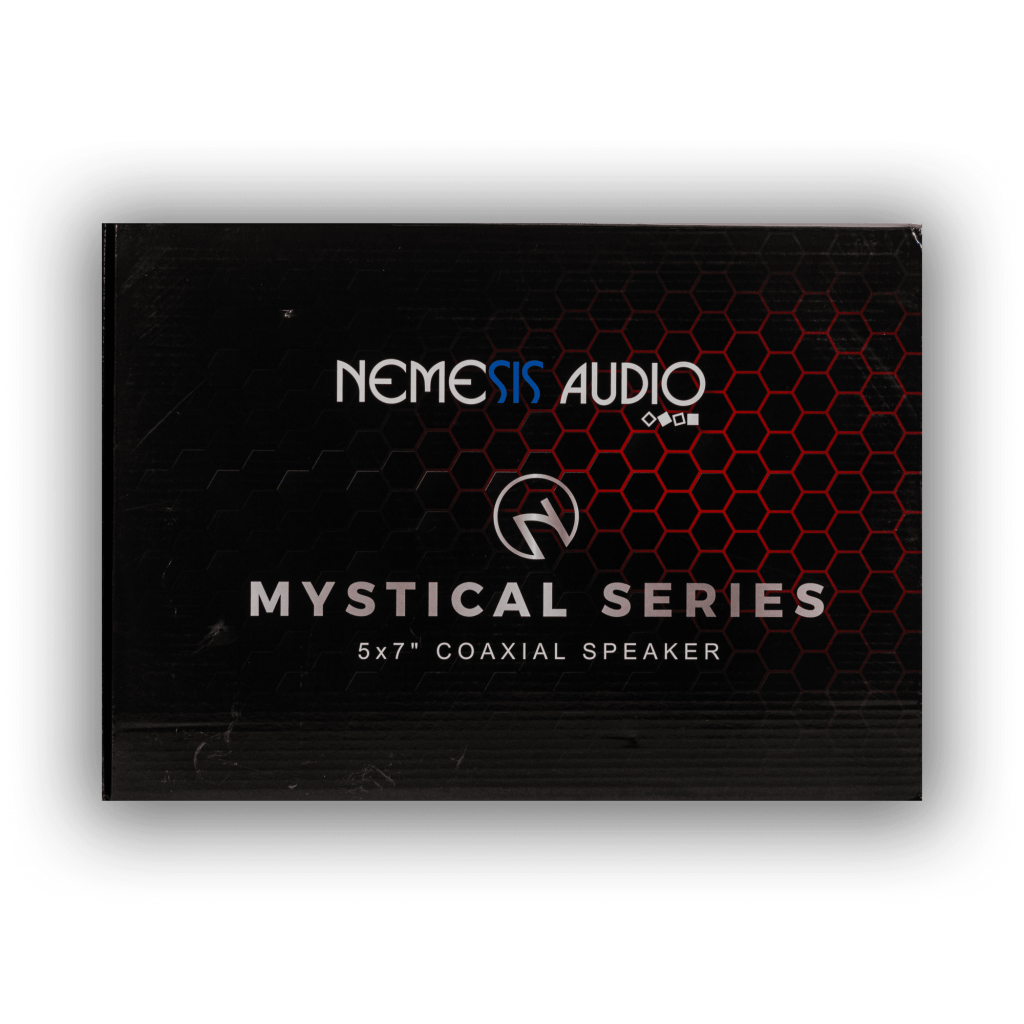 Nemesis Audio NA-57M 5x7-inch 80W RMS speaker retail box front