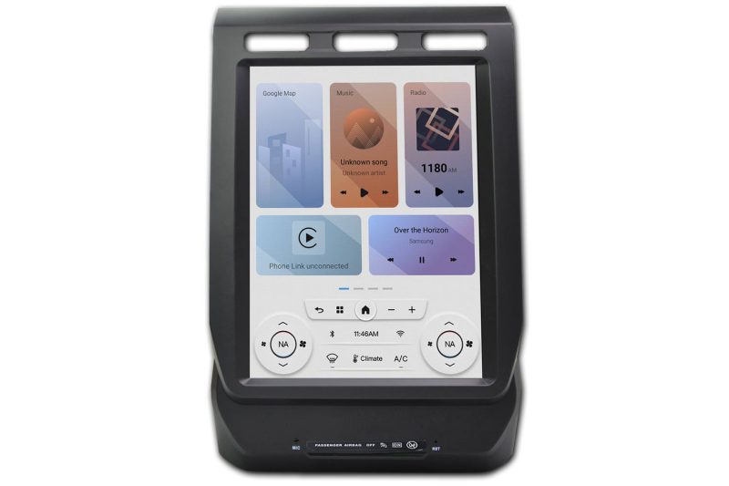 Linkswell T-Style LITE radio for 2015-2022 Ford F-Series dashboard touchscreen image LT-FDPU12-1RR-4C