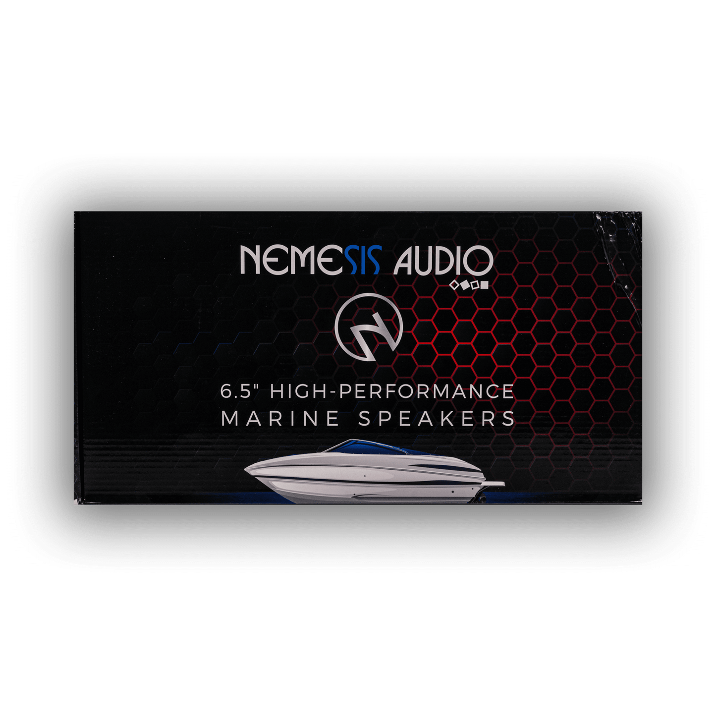 Nemesis Audio NA-M65L marine coaxial speakers packaging front