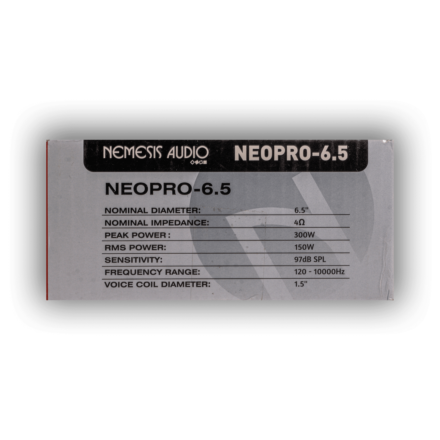 Nemesis Audio NEOPRO-6.5 midrange speaker product side image