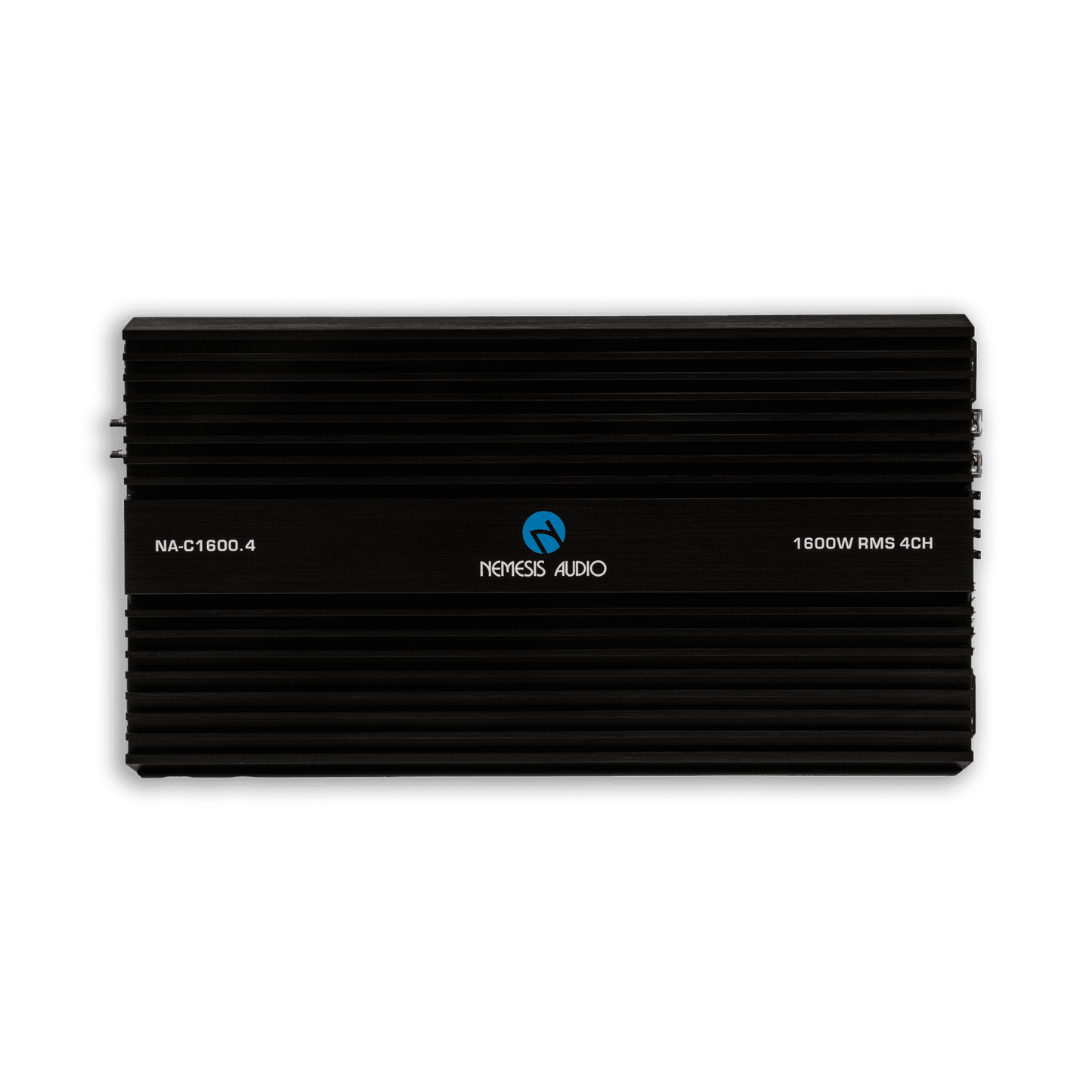 Nemesis Audio NA-C1600.4 high output 4-channel speaker amplifier front panel