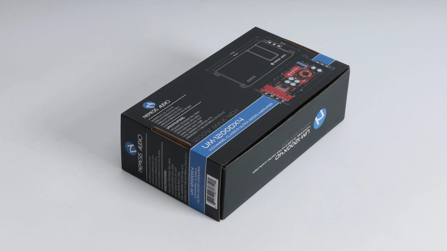 UM-1200X4D | 1200W Max/ 600W RMS 4-Channel Ultra Micro Class D Amplifier image 18