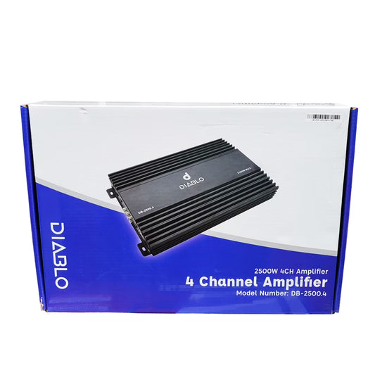 Diablo DB-2500.4 4-Channel 2500 Watts Max Car Audio Amplifier image 0