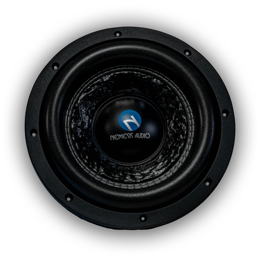 Nemesis Audio NA-10H-SLM V.2 10-inch slim subwoofer front cone view