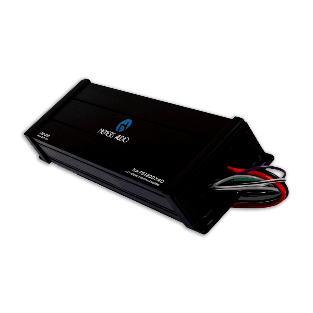 Nemesis Audio NA-PS1200X4D UTV audio amplifier right view