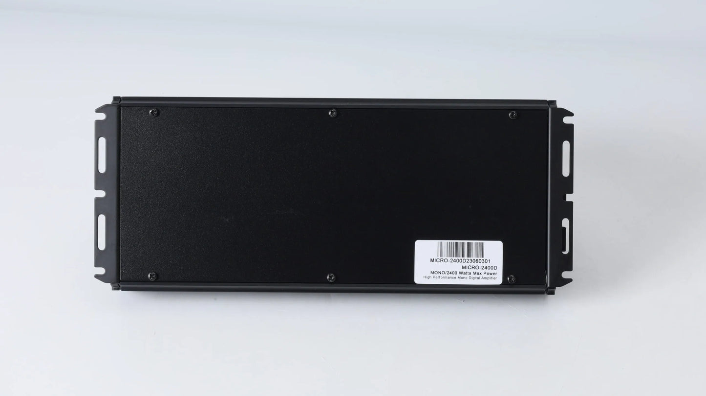 Nemesis Audio MICRO-2400D Class D subwoofer amp installation angle