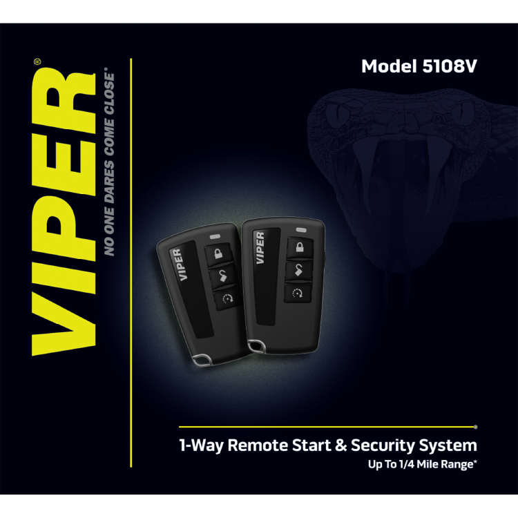 VIPER 5108V 1-Way Security and Remote Start System image 2