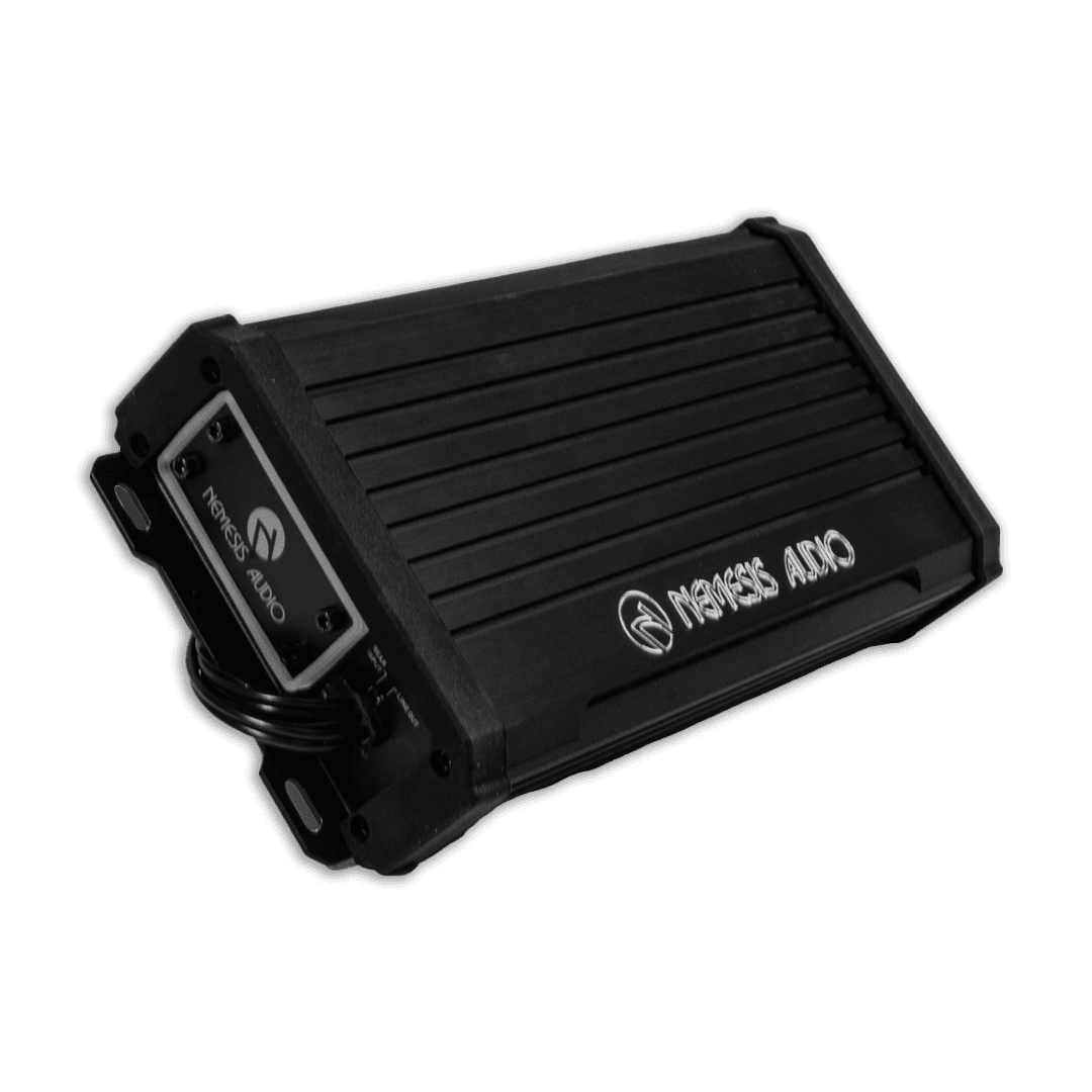 Nemesis Audio NA-MR1400X4B UTV speaker amplifier left view