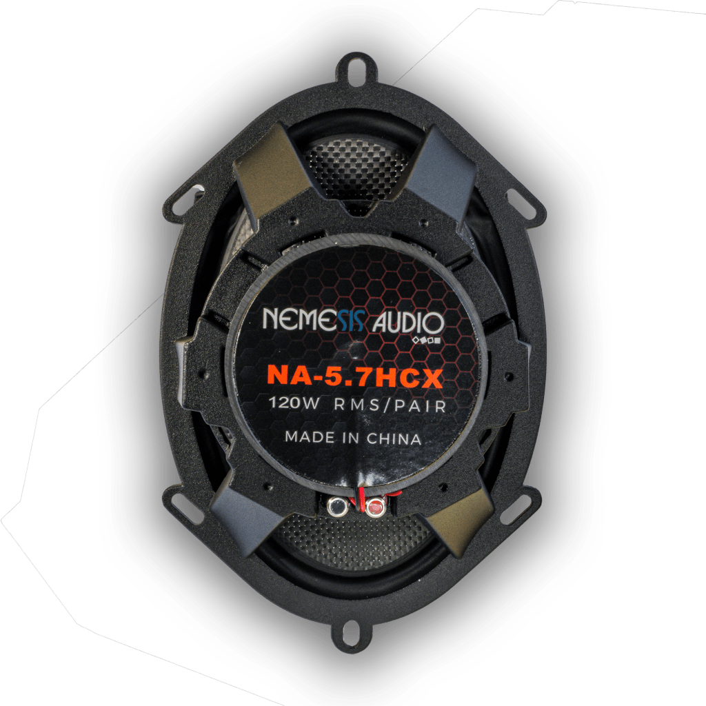 Nemesis Audio NA-5.7HCX 5x7-inch coaxial speaker rear view