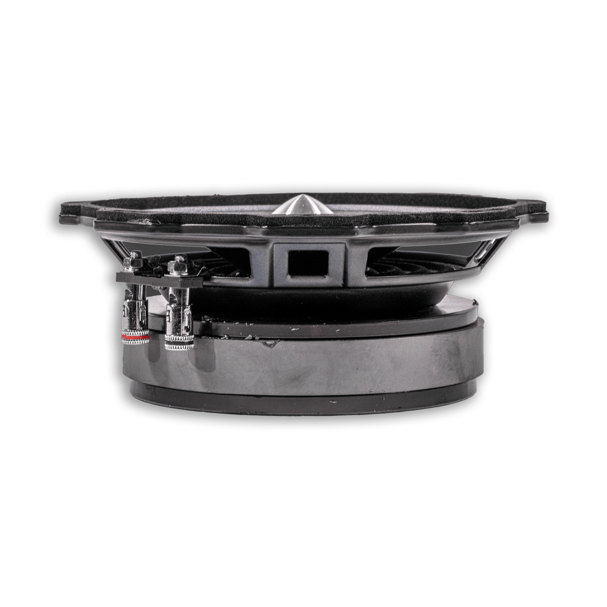 Nemesis Audio NA-65MR speaker basket detail for custom truck audio