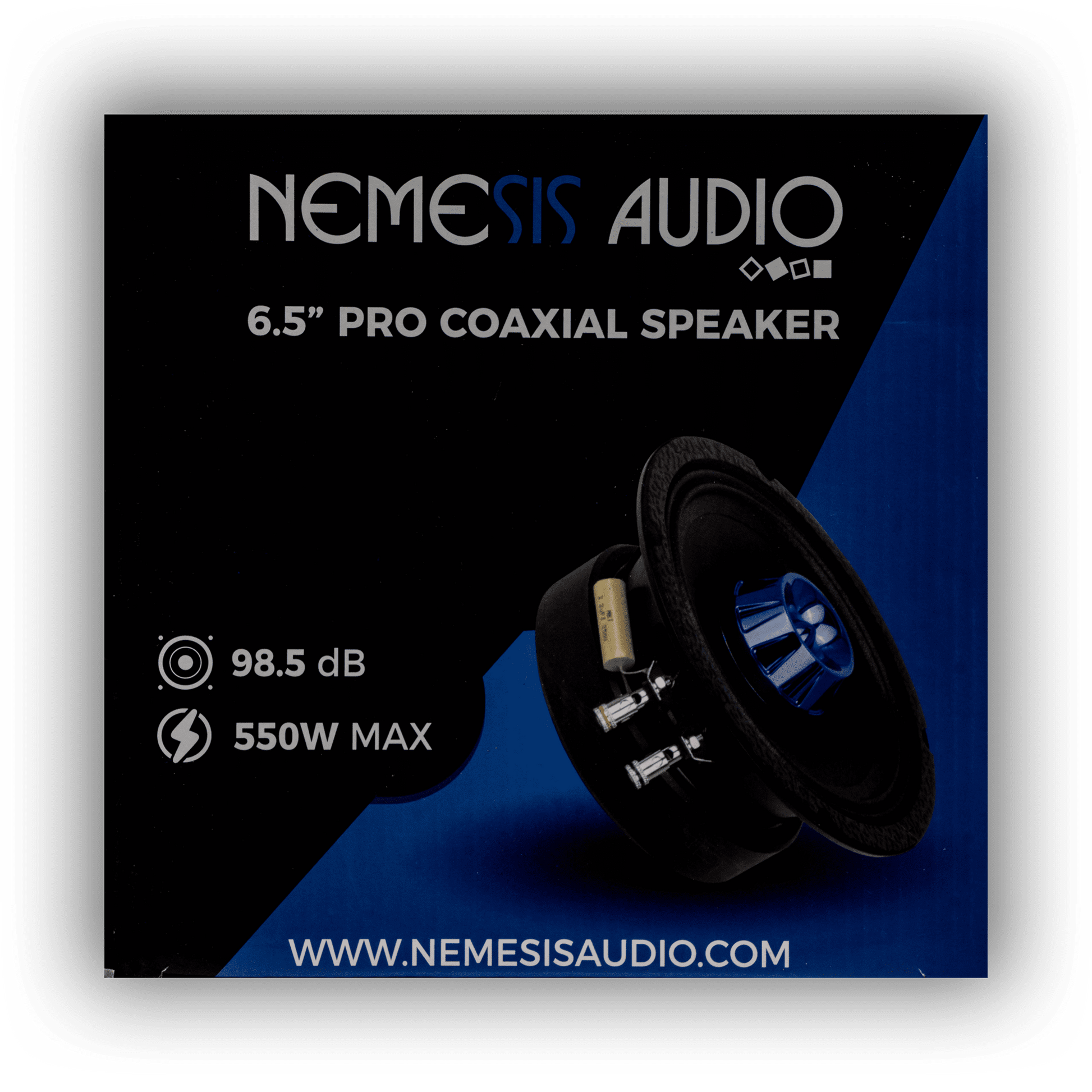 Nemesis Audio NA-PRO65 door speaker upgrade front view