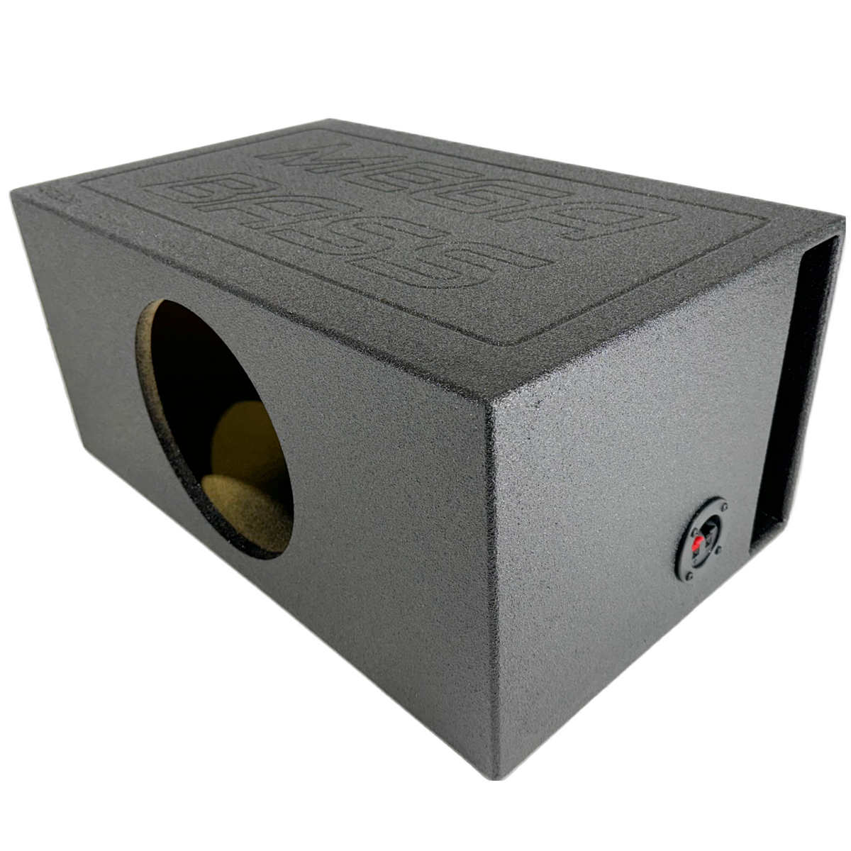 12-inch ported pro subwoofer enclosure for sedan and SUV car audio systems