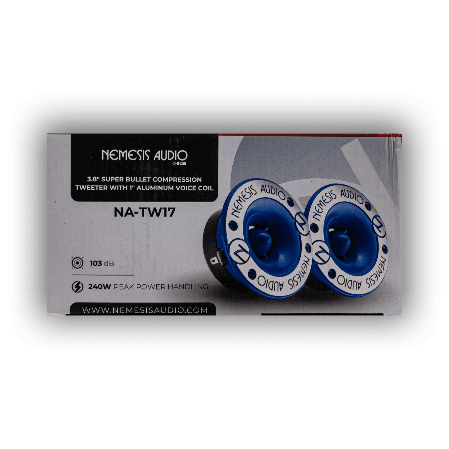 Nemesis Audio NA-TW17 super tweeter retail box front