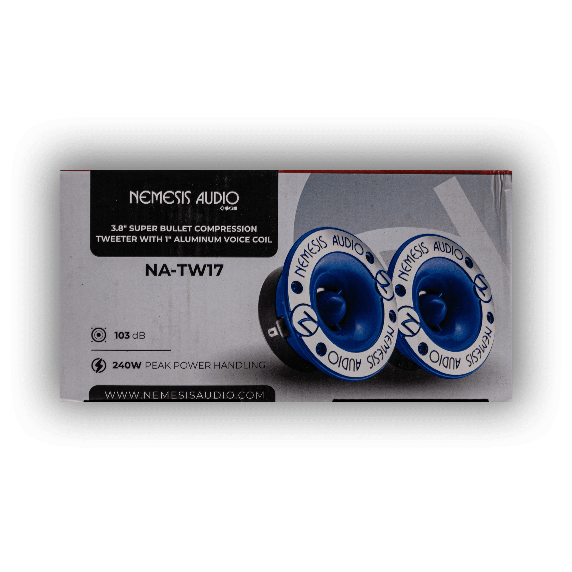 Nemesis Audio NA-TW17 super tweeter retail box front