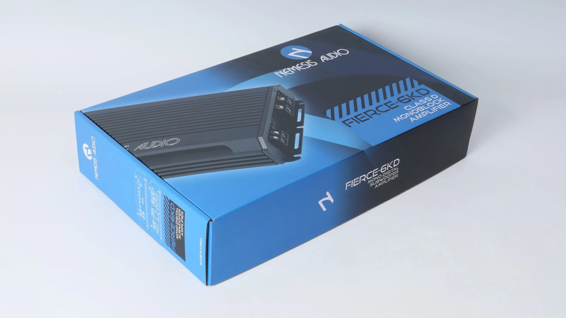 Nemesis Audio FIERCE-6KD 3000W RMS amplifier top view