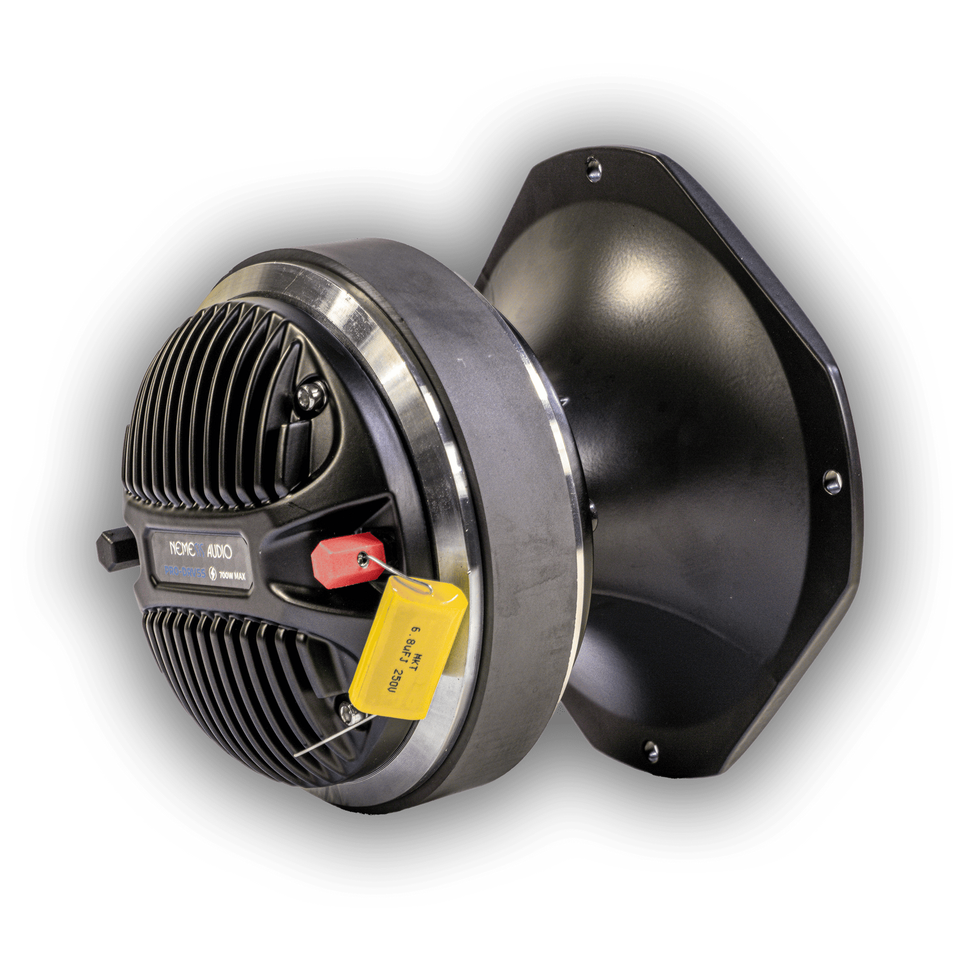 Nemesis Audio PRO-DRV55 2-inch throat horn driver side angle