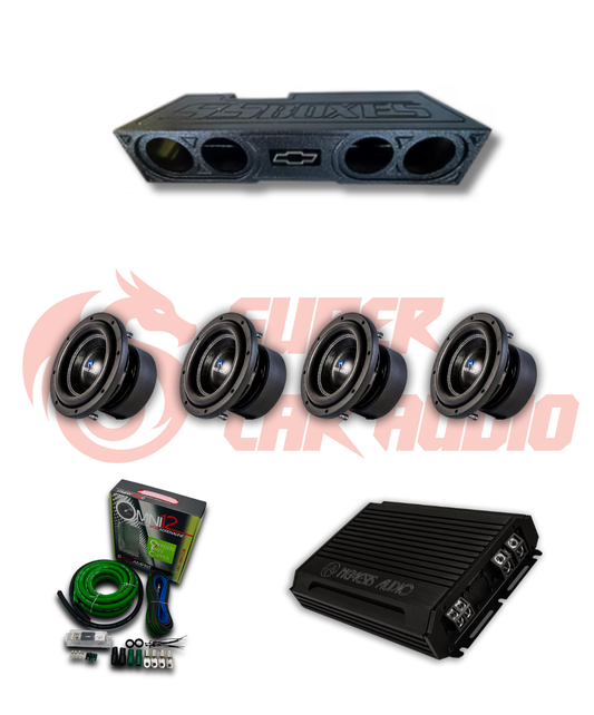 Truck Bass Package – Quad 8” Nemesis Audio System (Fits Most Trucks) image 0