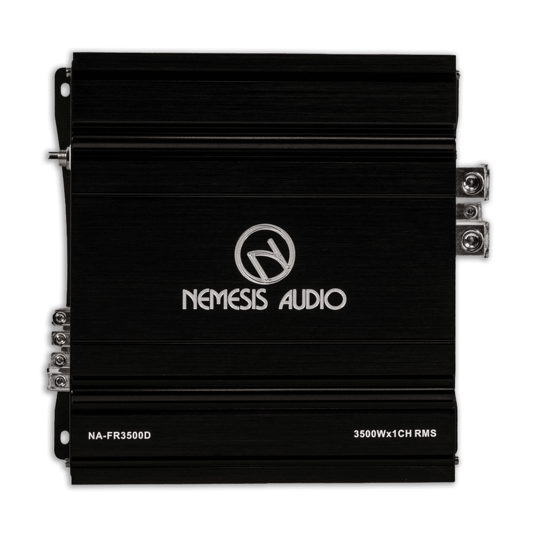 Nemesis Audio NA-FR3500D 1 ohm full range amplifier front view