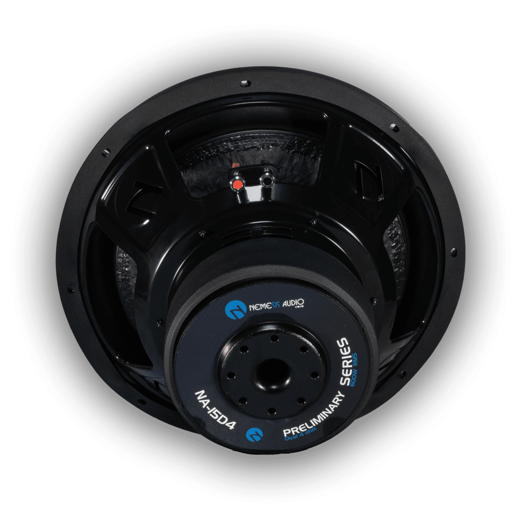 Nemesis Audio NA-15D4 15-inch subwoofer rear motor view