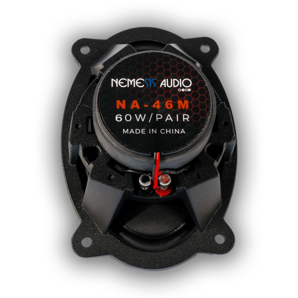 Nemesis Audio NA-46M 4x6-inch coaxial speaker rear view