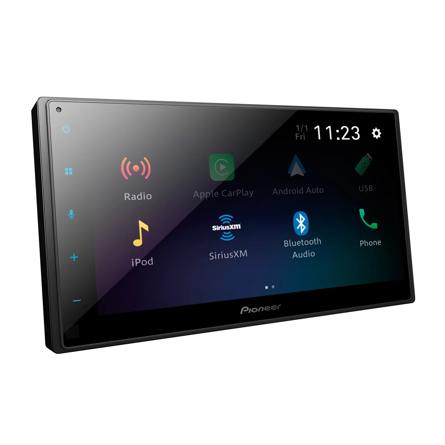 Pioneer DMH-1770NEX touchscreen car stereo side view