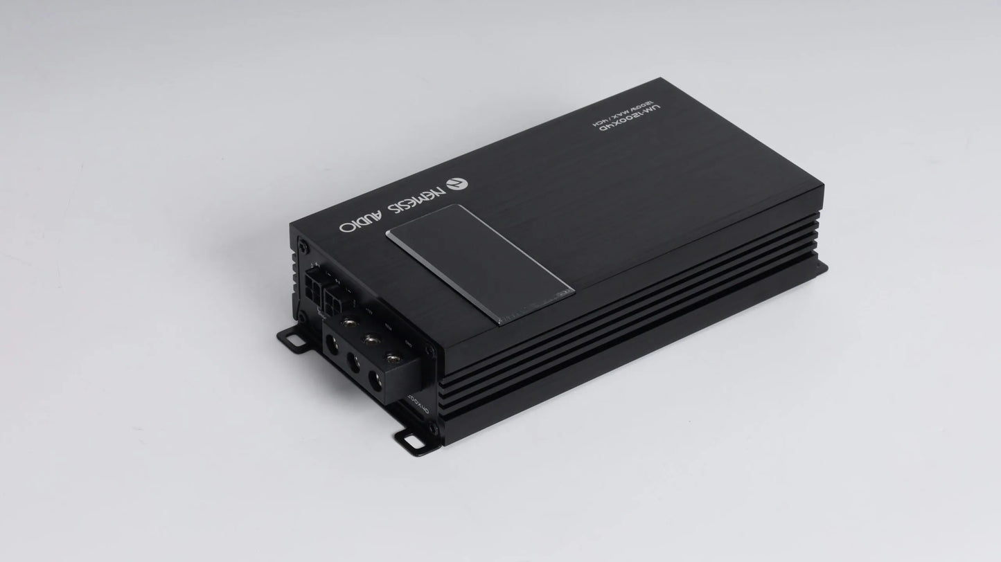 Nemesis Audio UM-1200X4D 4-channel Class D amplifier side view