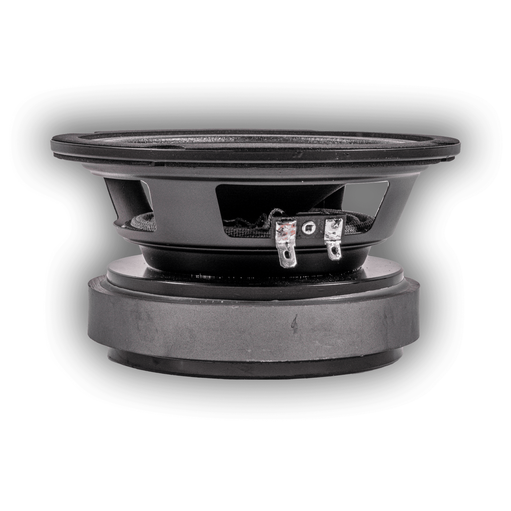 Nemesis Audio NA-6.5HMR 6.5 inch car audio midrange speaker side angle