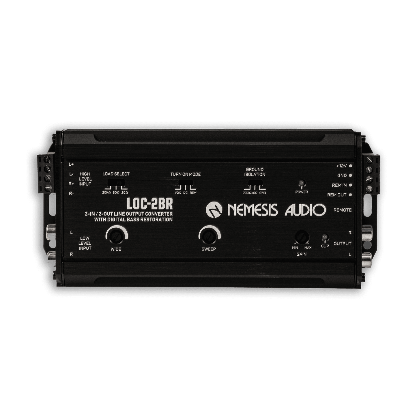 LOC-2BR | 2-In / 2-Out Line-Output Converter with Digital Bass Reconstruction image 1