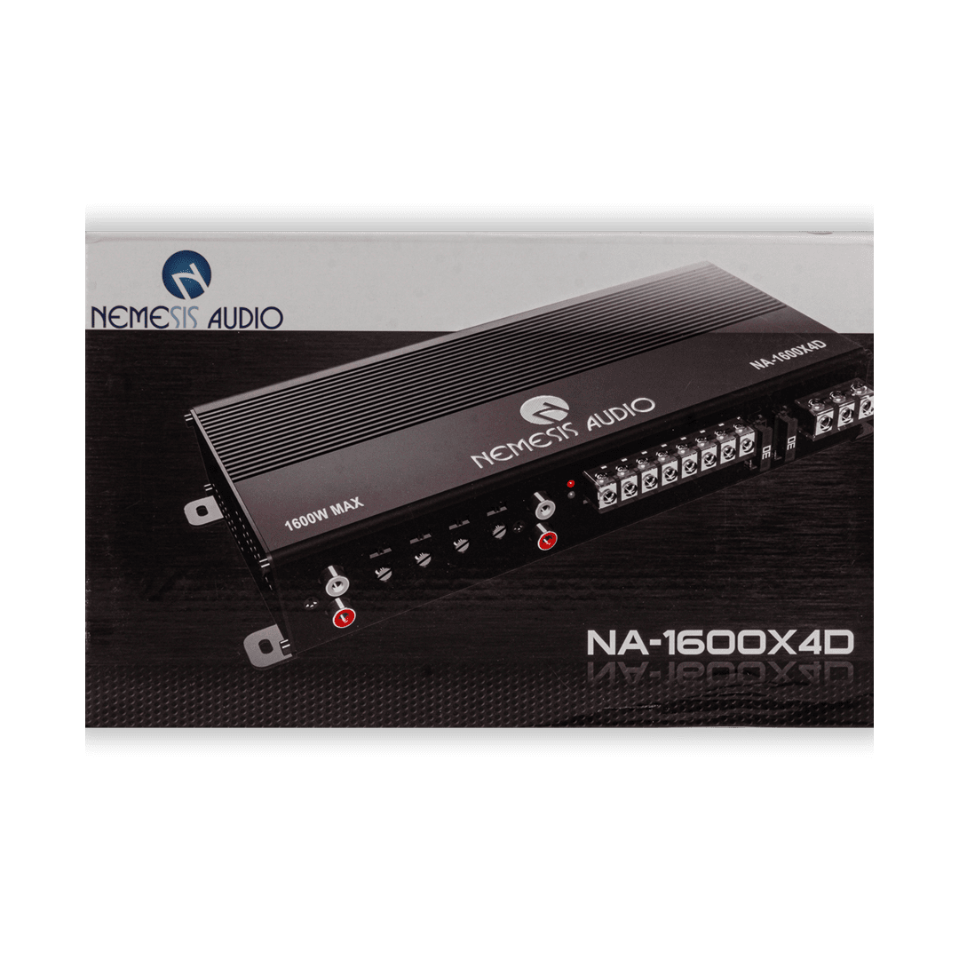 Nemesis Audio NA-1600X4D 4-channel amplifier retail box front