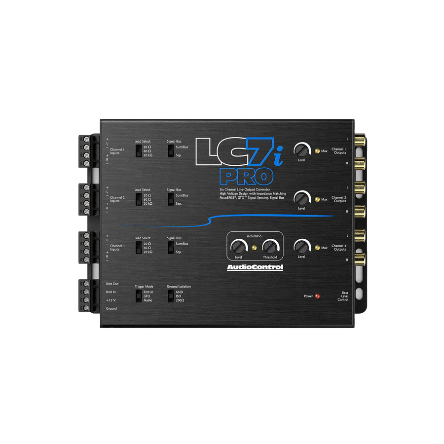 AudioControl LC7iPRO 6-Channel Line Output Converter with AccuBASS