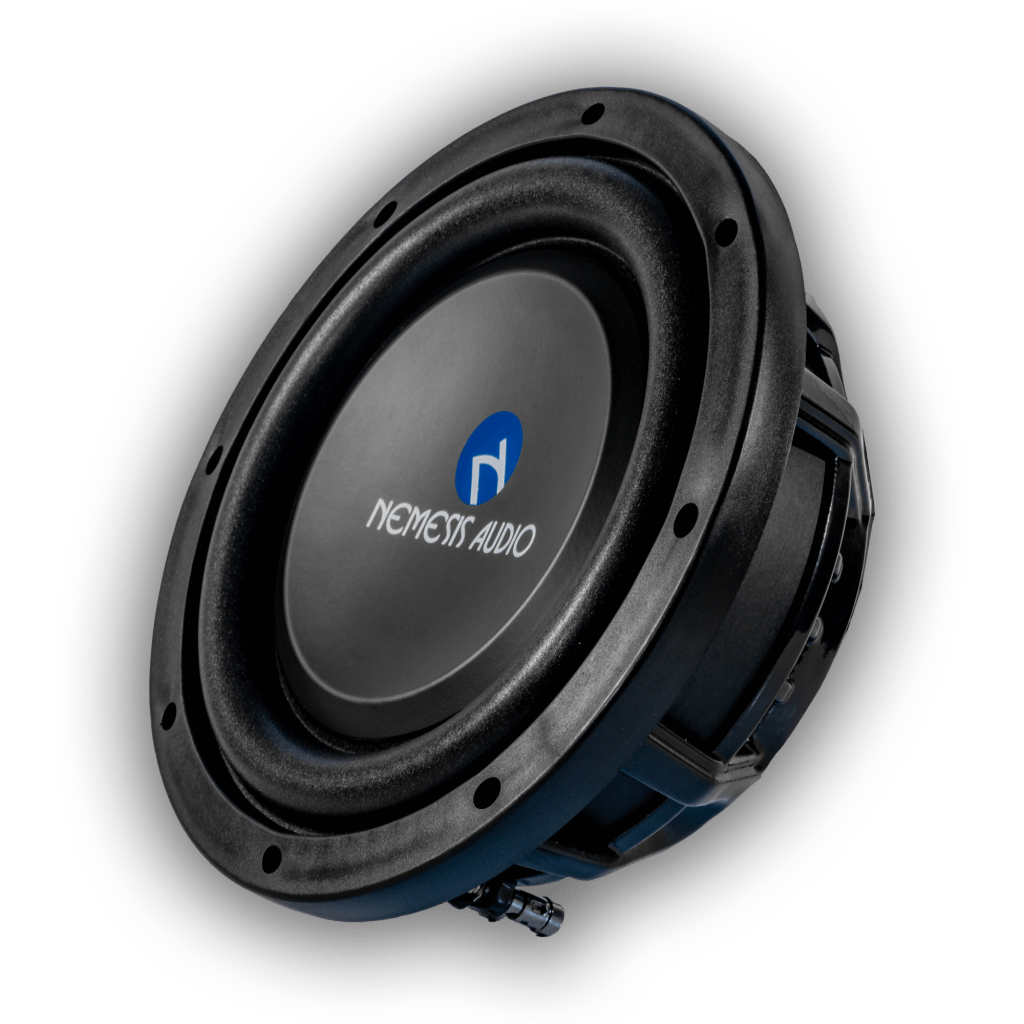 Nemesis Audio NA-8SLM V.2 8-inch shallow mount subwoofer right side view
