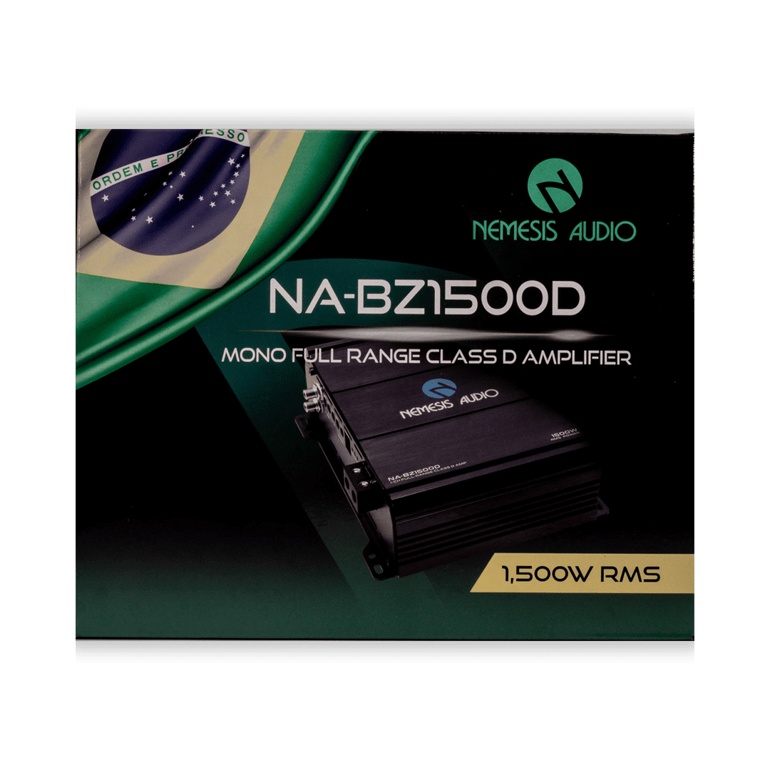 NA-BZ1500D | Class D 1-Channel Monoblock Full Range Car Amplifier 1600 Watts @ 1-Ohm image 4
