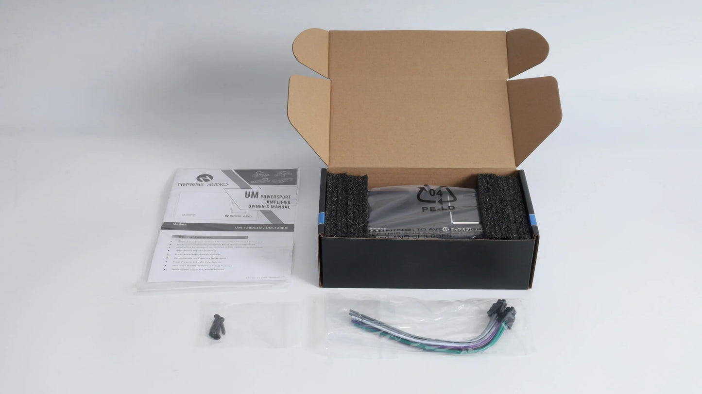 UM-1200X4D | 1200W Max/ 600W RMS 4-Channel Ultra Micro Class D Amplifier image 20