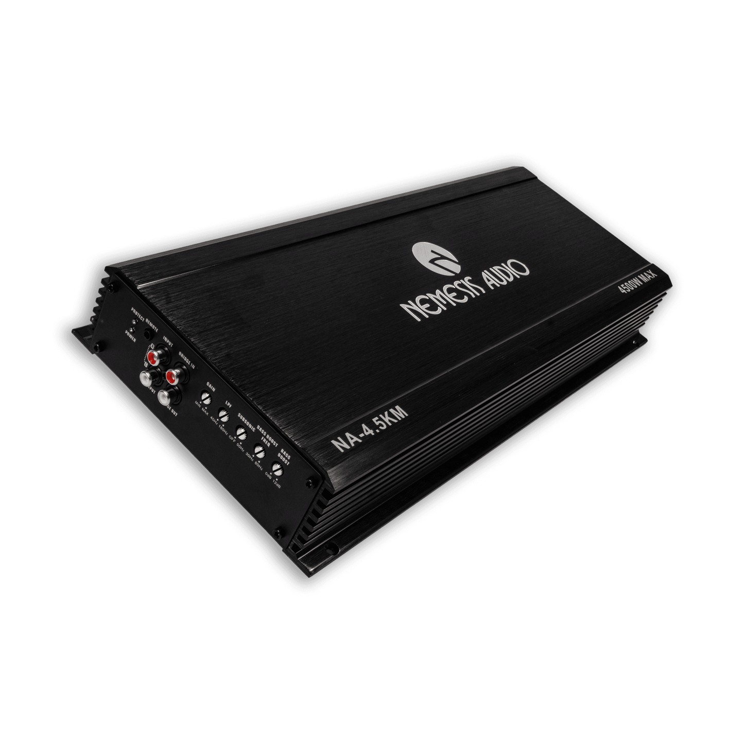 Nemesis Audio NA-4.5KM truck bass amplifier left view