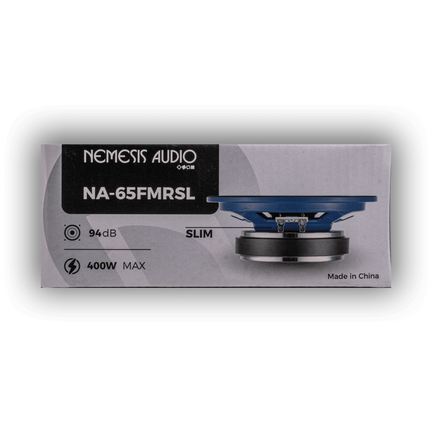 Nemesis Audio NA-65FMRSL 200W RMS 4 ohm speaker side profile