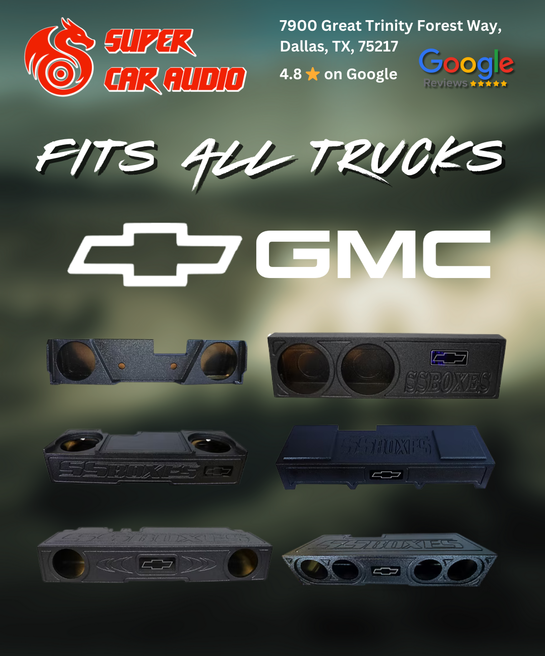 Nemesis Truck Bass Package – 2X8” 500W RMS Bass Nemesis Audio System – Chevrolet Silverado/GMC Sierra/Dodge RAM/Ford F150 F250 F350/Tundra Tacoma image 10