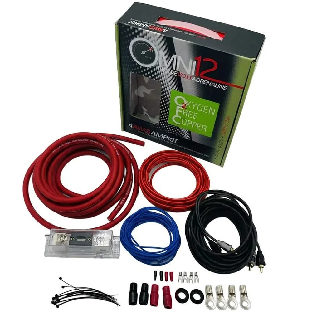 4-gauge OFC oxygen-free copper car amplifier wiring kit