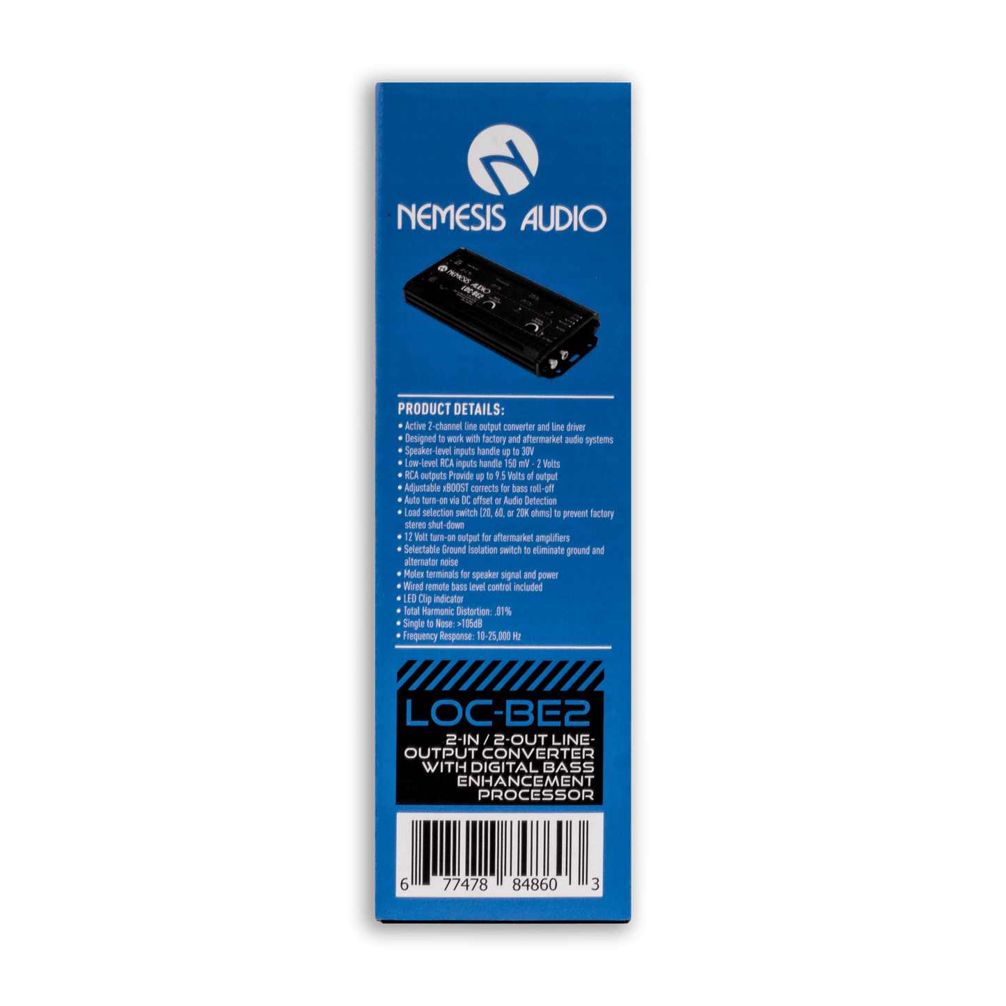 LOC-BE2 | 2-In / 2-Out Line-Output Converter with Digital Bass Enhancement Processor image 6