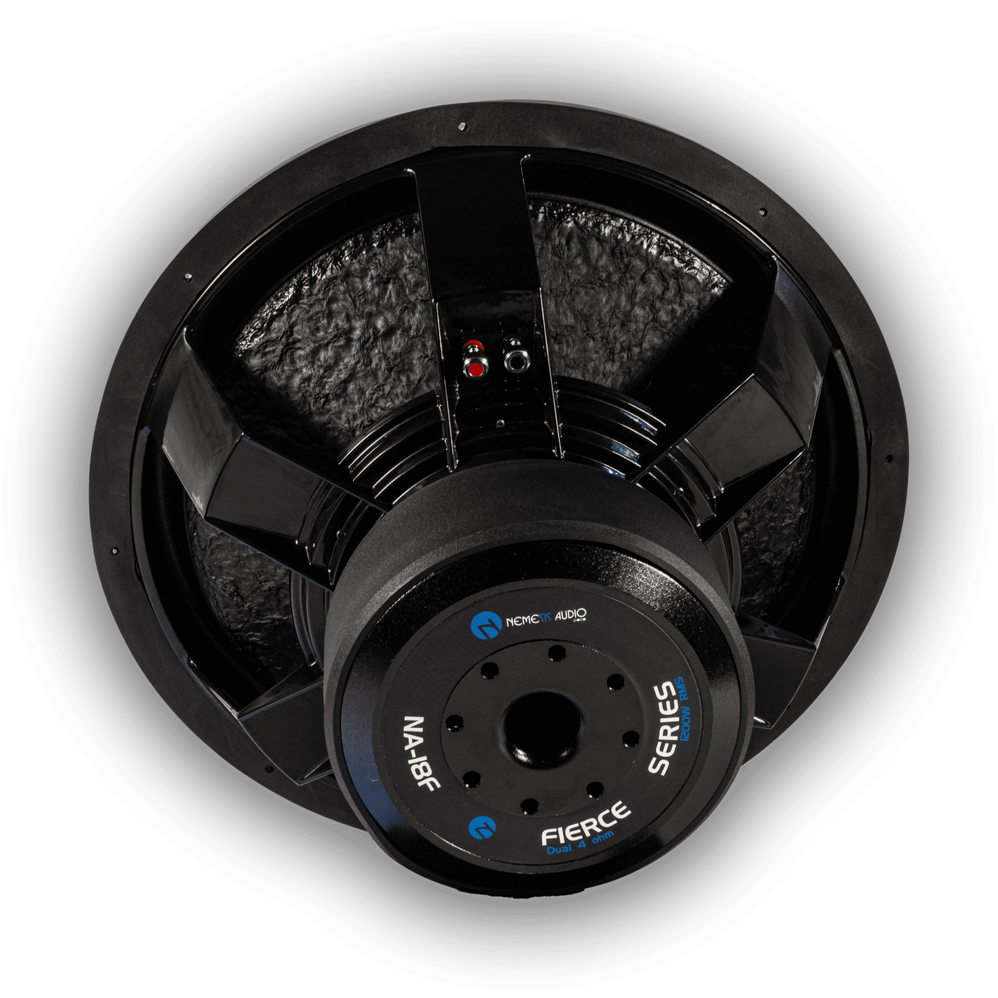 Nemesis Audio NA-18F 18 inch subwoofer rear magnet view