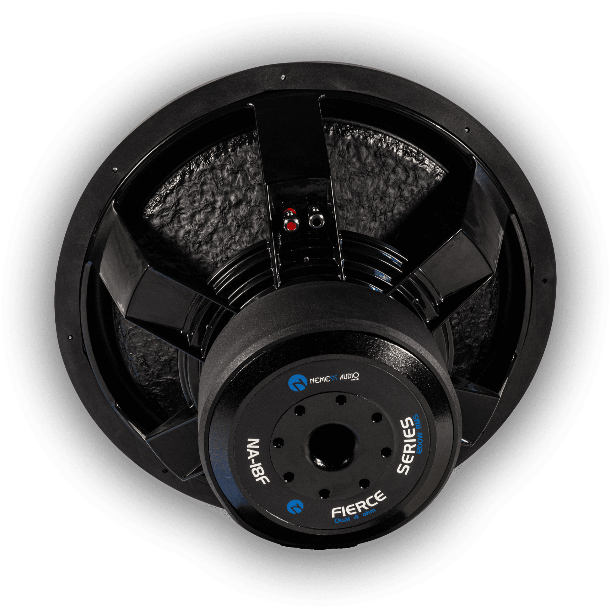Nemesis Audio NA-18F 18 inch subwoofer rear magnet view