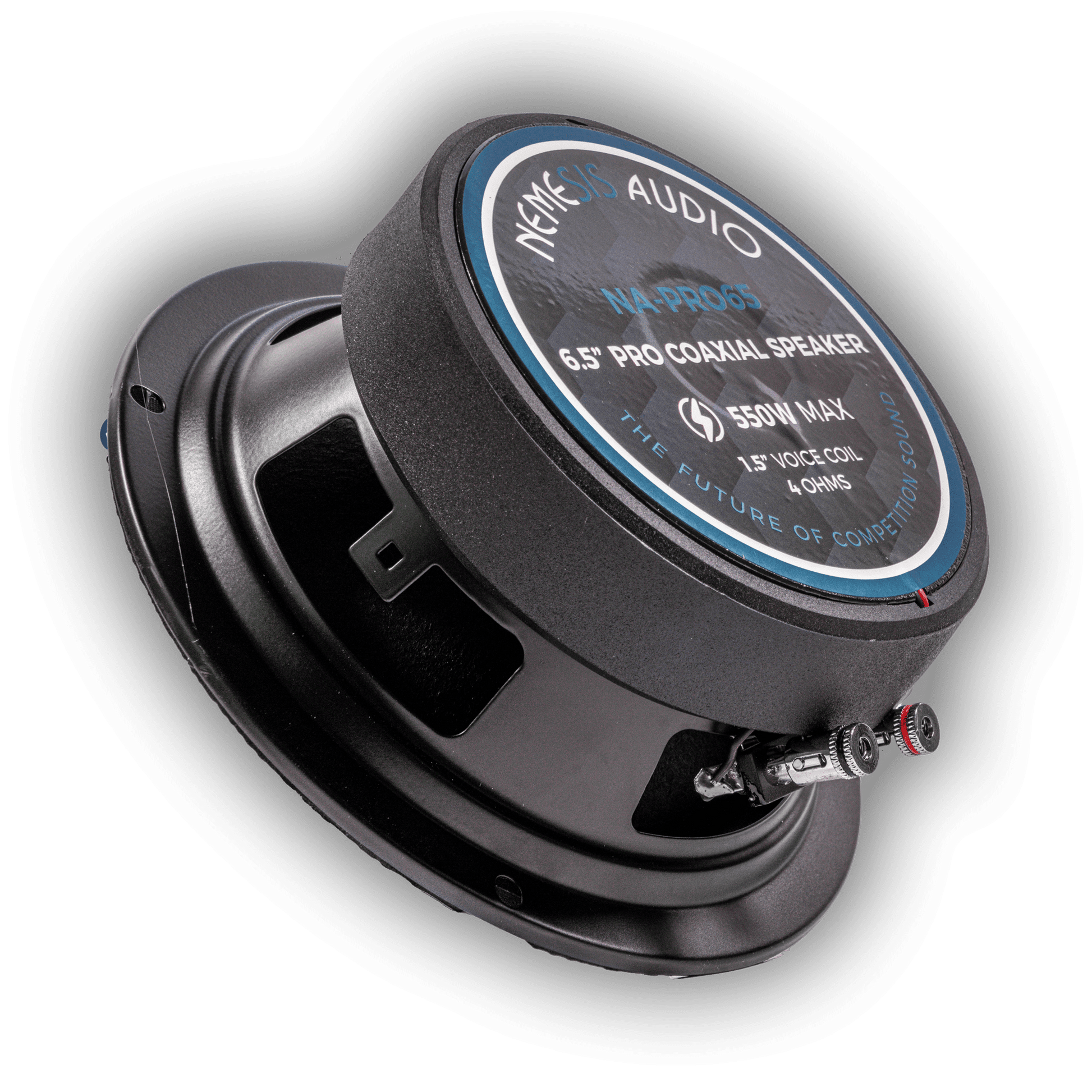 Nemesis Audio NA-PRO65 550W max coaxial speaker side profile