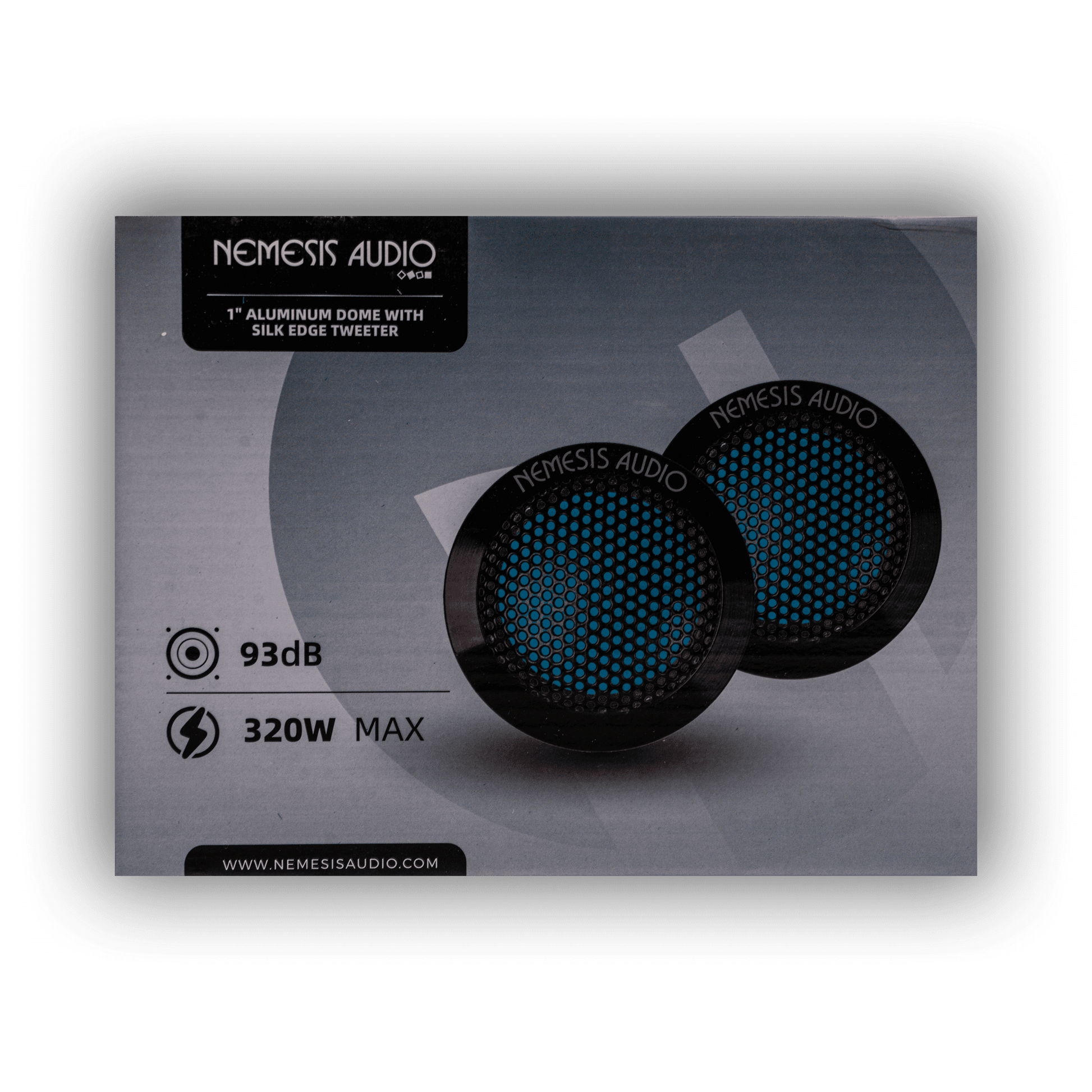 Nemesis Audio NEO-TW11 dome tweeters pair retail box front