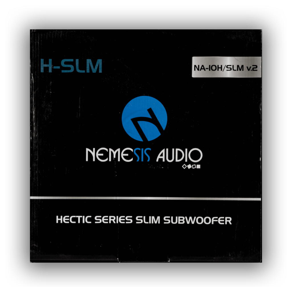 Nemesis Audio NA-10H-SLM V.2 10-inch 600W RMS subwoofer retail box front