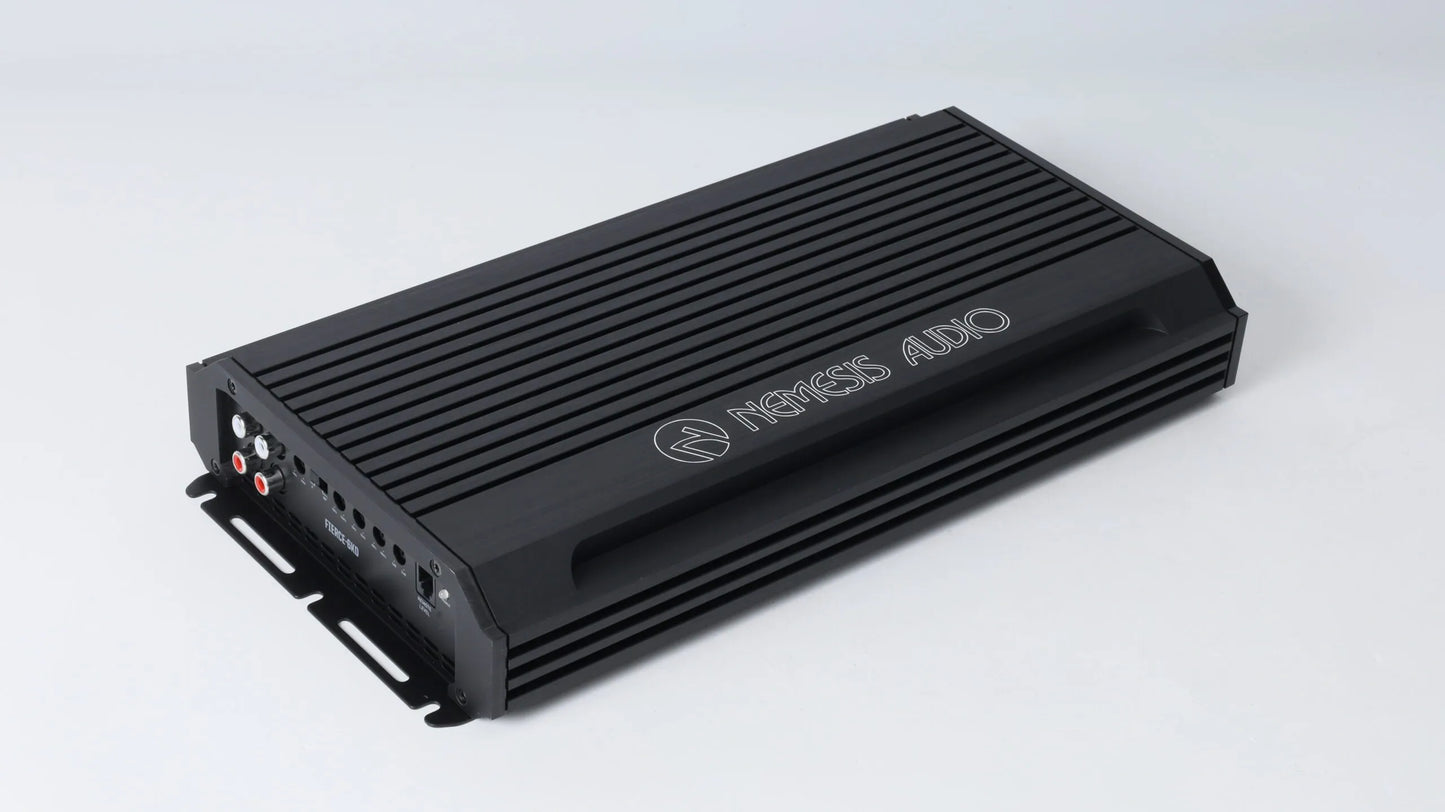 Nemesis Audio FIERCE-6KD high output subwoofer amplifier controls view
