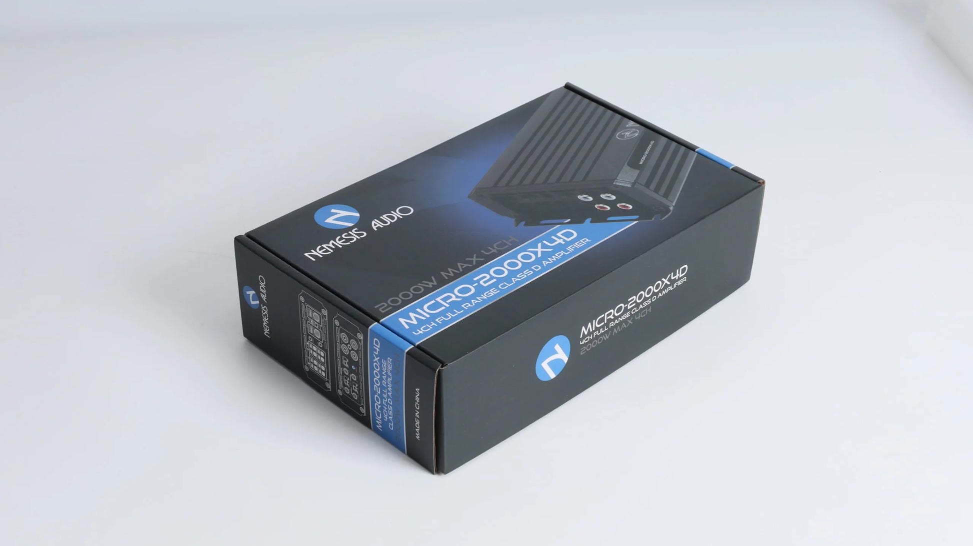 Nemesis Audio MICRO-2000X4D 1000W RMS amplifier detail photo