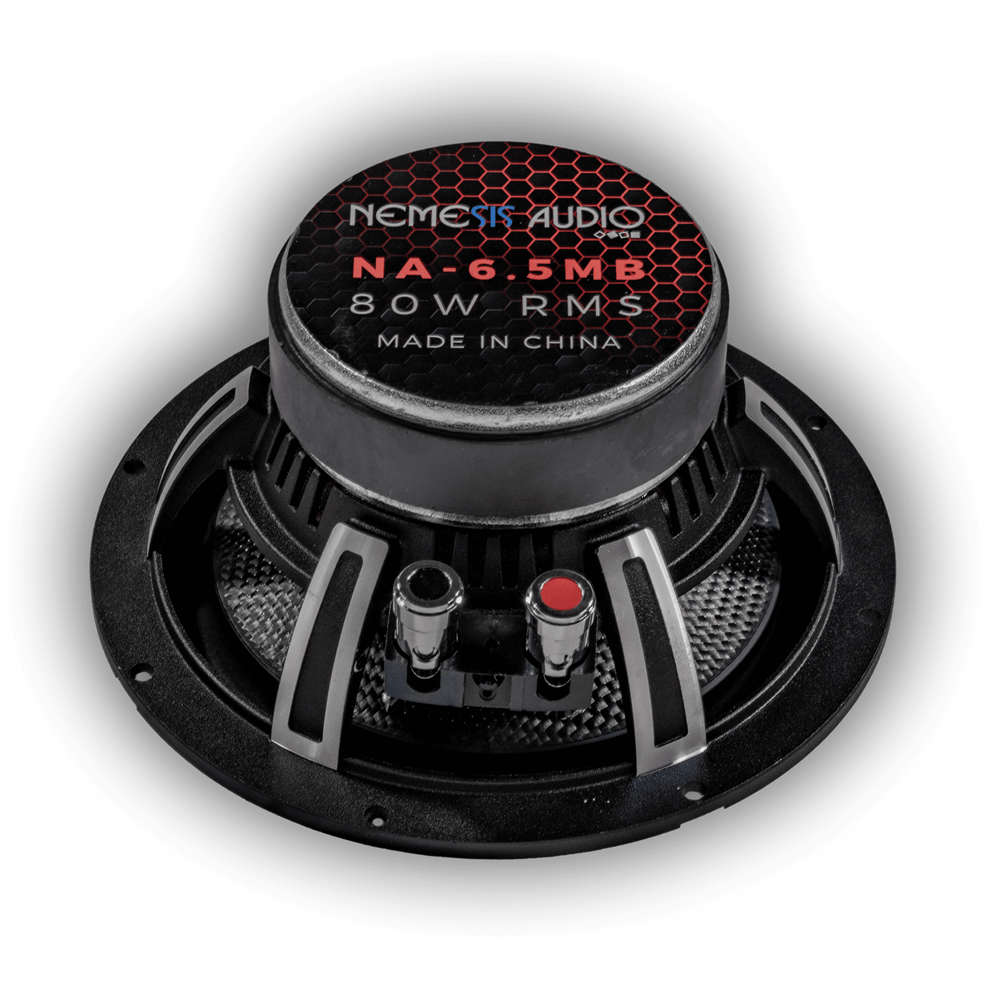 Nemesis Audio NA-6.5MB 4 ohm midbass speaker rear magnet view
