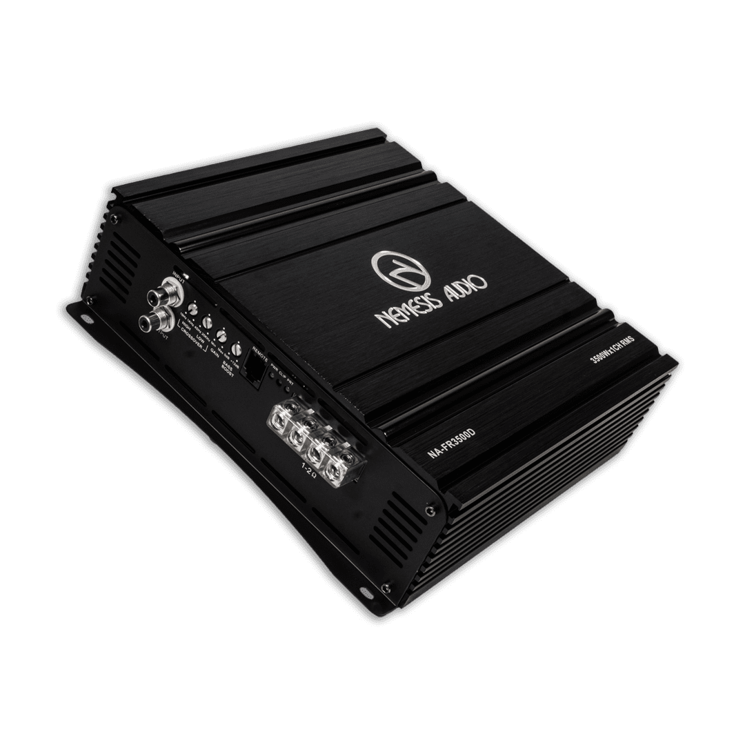 Nemesis Audio NA-FR3500D pro audio speaker amplifier left view